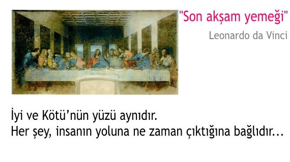 Son akşam yemeği, Leonardo da Vinci